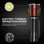 Wurkkos TS23 Lampe de Poche Tactique 5000 Lumens | 9 Modes, USB-C Rechargeable, Étanche IP68, 482M pour Camping Randonnée Urgenc