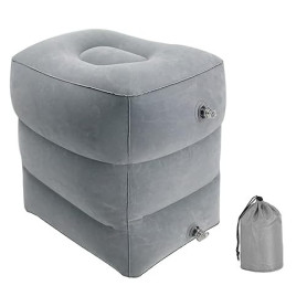 Coussin gonflable réglable en hauteur voyage pour enfants, confort pour dormir en avion, voiture et train rapide