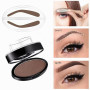 GL-Turelifes Kit de poudre pour tampon à sourcils, parfait pour les sourcils avec tampon d'énergie naturelle, outil de maquillag