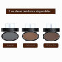GL-Turelifes Kit de poudre pour tampon à sourcils, parfait pour les sourcils avec tampon d'énergie naturelle, outil de maquillag
