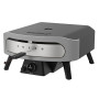 cozze Grand four à pizza à gaz de 17 pouces (50 mbar) - Four à pizza avec régulateur pour pizzas familiales - Tuyau de gaz et ré