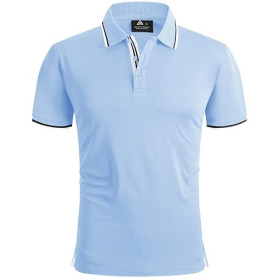 SwissWell Polo Homme Manches Courtes Golf Respirant Tshirt Polos de Sport Homme Eté Séchage Rapide Tennis Chemises