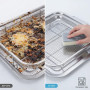 Panier Grill Inox Multifonction avec Poignée – Cuisson & Refroidissement | Acier Inoxydable 304 – Lavable Au Lave-Vaisselle. Idé