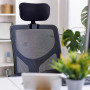 YARNOW Repose-tête pour chaise de bureau - Repose-tête réglable pour chaise d'ordinateur - Protection de la nuque amovible avec