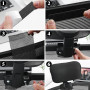 YARNOW Repose-tête pour chaise de bureau - Repose-tête réglable pour chaise d'ordinateur - Protection de la nuque amovible avec