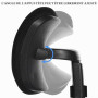 YARNOW Repose-tête pour chaise de bureau - Repose-tête réglable pour chaise d'ordinateur - Protection de la nuque amovible avec