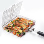 AIZOAM Panier de barbecue – Paniers de barbecue pour barbecue extérieur, grand panier de barbecue en acier inoxydable avec poign