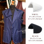 4 Paires Epaulette Vêtement Coussinets D'épaule en Mousse D'épaulettes en Éponge Épaulettes pour Veste Blazer T-Shirt Robe Vêtem