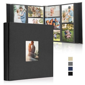 DazSpirit Album photo de 10 x 15 cm, 1000 pochettes, couverture en lin | capacité extra large, contient des images horizontales