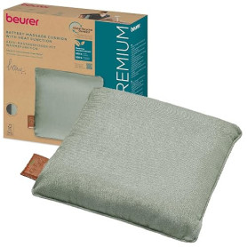 Beurer MG 139 Coussin de massage rechargeable, fonction chauffante, menthe | Coussin de massage Shiatsu, chauffage activable, re