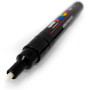 POSCA PC3M, 3 Marqueurs peinture base eau - Tout Support - Noir | Uni Mitsubishi Pencil - Pointe fine conique 0,9-1,3mm. Couleur