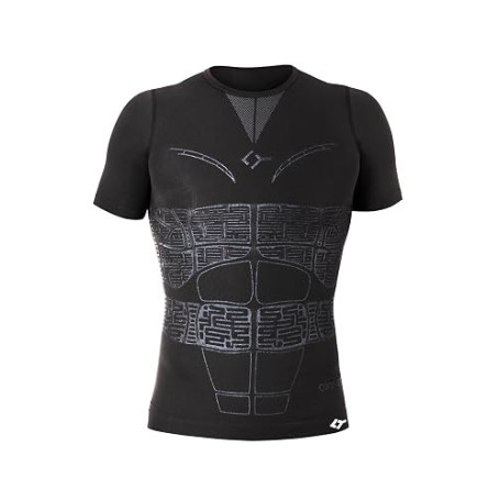 FLOKY - T-shirt Oxygen - T-shirt Biomécanique à Compression - Noir