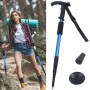 Bâtons de marche pliables pour hommes et femmes - Bâtons de randonnée télescopiques en alliage d'aluminium - Utilisées pour les