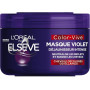 L'Oréal Paris Elseve Masque Violet Déjaunisseur Cheveux Décolorés 250ml | Pigments violets, Neutralise reflets jaunes orangés, N