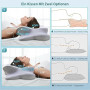 SOYA 3.0 Oreiller Ergonomique Cervical – Anti-Ronflement, 2 Hauteurs | Mousse à mémoire de forme souple, pour dormir sur le dos
