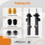 maXpeedingrods Amortisseurs avant gauche et droit pour BMW Série 3 E91 E92 Cabriolet E93 Berline E90 2004-2013 (31306775098)