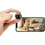 Camera Espion, Mini Caméra de Surveillance WiFi HD 1080P, avec Vision Nocturne Détection de Mouvement, Accès à Distance et Enreg