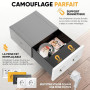 Elder Welder® Coffre Fort Compatible avec n'importe quelle double prise | Prise Double Schuko Authentique Incluse, Petit Coffre