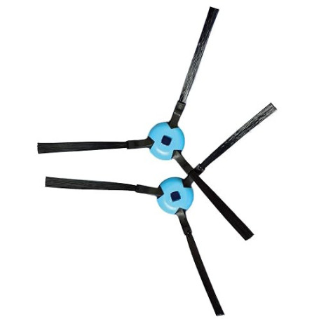 Senya Ensemble de 2 brosses rotatives latérales – Aspirateur Robot Laveur My Little Robot SYCN-VC009 Noir
