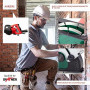 Grafner Fraiseuse murale laser, puissante de 1700 W avec 4000 tr/min, inclut 2 disques de découpe diamantés de 150 mm de diamètr