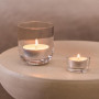 Bolsius D-Light - Lot de 60 Bougies Chauffe-Plat - Dans un Sachet - Durée de Combustion: 6 Heures - Décoratives - Blanches - Con