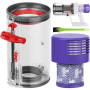 RUKHOOL V10 Poubelle Collecteur Réservoir pour Dyson V10 SV12 SV13 SV27 Filtre Bac à Poussière Cuve Pièces Détachées Accessoires