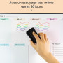 MCCORL Calendrier Magnetique Organisateur Tableau Frigo, Planning Semaine Magnetique, Planificateur de Menus/Repas, Planificateu