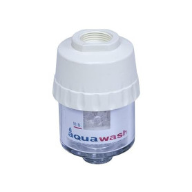 Aquasan - 0240 - Filtre pour machine à laver / lave-vaisselle, anti-calcaire et anti-sable, transparent