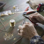 Lot de 600 anneaux ouverts en acier inoxydable - Accessoires de fabrication de bijoux - 4 à 8 mm - Doré et argenté - Kit de répa