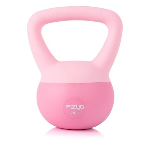 FIZYO Kettlebell Souple PVC avec Sable de Fer – Poignée Antidérapante, Poids pour Musculation, Fitness et Cardio, Entraînement à