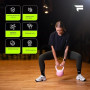 FIZYO Kettlebell Souple PVC avec Sable de Fer – Poignée Antidérapante, Poids pour Musculation, Fitness et Cardio, Entraînement à