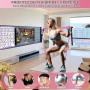 Ensemble de Barres de Pilates et de Bandes de résistance avec poignées, Salle de Sport Portable à Domicile – Livré avec des Affi