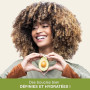 Creme of Nature Pure Honey Hair Food Avocado Mousse Coiffante 207 ml | Définit les Boucles, Hydrate, Fait Briller et Réduit les