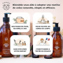 BIONOBLE Gel Aloe Vera Pur Bio 97%, Cheveux, Coup de Soleil, Visage - 100ml | Hydrate, Apaise - Avec Huile Essentielle de Lavand
