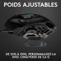 Logitech G G502 HERO Souris Gamer Filaire Haute Performance | Capteur Gaming HERO 25K, 25 600 PPP, RVB, Poids Ajustable, 11 Bout