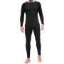 BenBoy sous-Vêtement Thermique Homme Sport Base Layer Respirant de sous-Vêtements Thermiques Chaud Manches Longues et Pantalon p