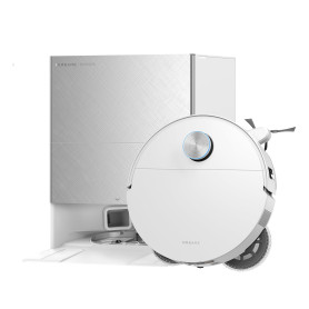 dreame X50s Ultra Aspirateur Laveur, 35 000 Pa, Ultra-Fin 7,95 cm, évit. Obstacles 8.8 cm, vidage+rempl. Auto., nettoy. serpillè