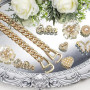 A.S.Marelis Lot de Breloques Strass pour Sabots, Décorations Clipsables en Cristal, Décorations de Chaussures pour Femme de Bric