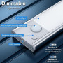 JEKEMORYE Lampe LED Rechargeable Cuisine Reglette - Blanc 20CM 3 Pièce