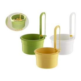 Abiyou 3PCS Passoire à Bouton Pression, Passoire Suspendue pour Évier de Cuisine, Passoire de Lavabo Amovible en Silicone, Crépi