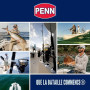 Penn Kit de Moulinet de Combat, Taille 5 000, Comprend Un Couvercle de Moulinet et Une Bobine de Rechange en Aluminium anodisé,