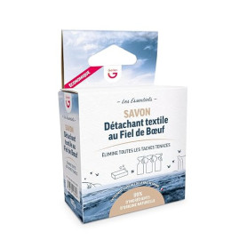 Gerlon – Savon Fiel de Bœuf 100g – Détache les Tâches mêmes Incrustées - Entrprise Familiale de la Baie de Somme – Fabriqué en F