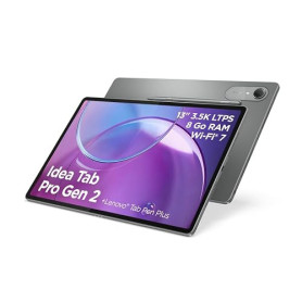 Lenovo Idea Tab Pro Gen 2 - Tablette Tactile, IA intégrée 13'' 3.5K, 144Hz (Qualcomm Snapdragon 8s Gen 4, 8Coeurs, RAM 8Go, UFS