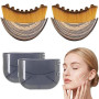 2 Pièces Brosse Lymphatique Visage,Contour Lymphatique pour le Visage,Brosse Contour du Face,Face Brush Massage pour Texture Raf