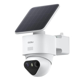 aosu T2 Ultra 4K Caméra Exterieure sans Fil Solaire, 360° AI 3 Détection | Caméra Surveillance WiFi Extérieure sans Fil 8MP, Vis