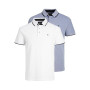 JACK & JONES Jjepaulos Polo SS 2pk MP Polo Homme (Lot de 2)