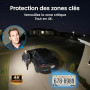 aosu D1 Max 4K 8MP Camera Extérieure sans Fil Solaire, 360° PTZ, AI + PIR | Sans Abonnement Requis, Kit 6 Caméras + aosuBase 32