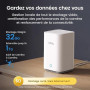aosu D1 Max 4K 8MP Camera Extérieure sans Fil Solaire, 360° PTZ, AI + PIR | Sans Abonnement Requis, Kit 6 Caméras + aosuBase 32