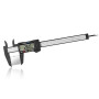 Vinabo Pied à Coulisse Numérique 150 mm, Écran LCD, Fibre de Carbone | 4 Modes de Mesure, Conversion mm/pouce et Remise à Zéro,