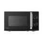 TOSHIBA Micro-ondes Compact 20 L 700 W Commandes Mécaniques MW3-MM20PE(BK),700 W, 5 Niveaux de Puissance, Plateau Tournant Bidir